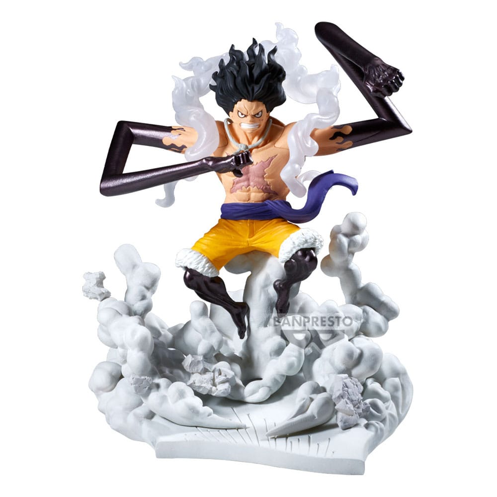 One Piece Senkozekkei PVC Statue Monkey D. Luffy Gear 4 15 cm