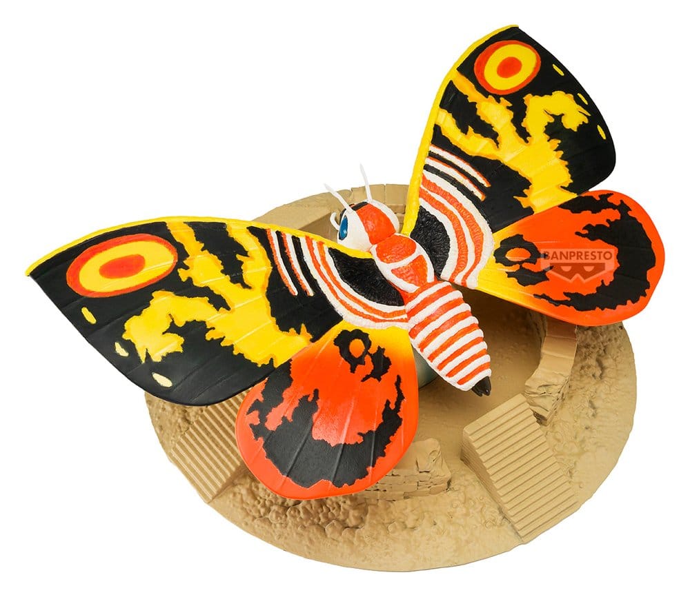 Rebirth of Mothra Toho Monster Series Art Vignette PVC Figure Mothra (1996) 5 cm