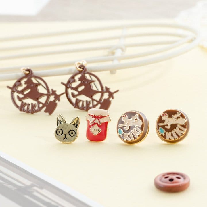 Kiki's Delivery Service Clip-On Earrings Kiki Set of 6