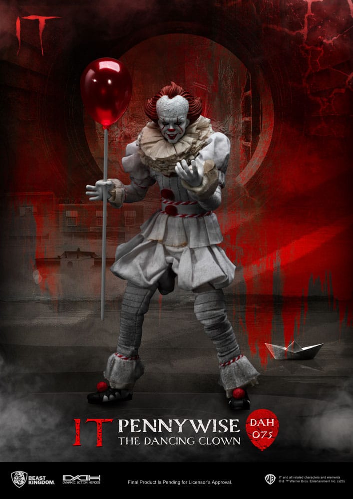 Stephen Kings It Dynamic 8ction Heroes Actionfigur 1/9 Pennywise 21 cm
