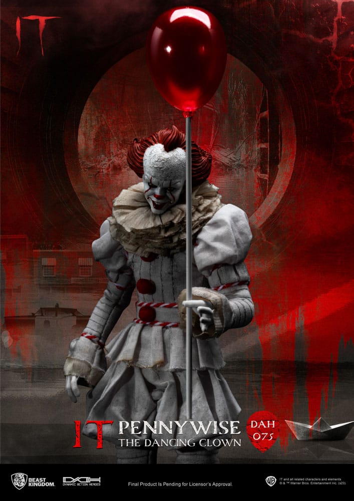 Stephen Kings It Dynamic 8ction Heroes Actionfigur 1/9 Pennywise 21 cm