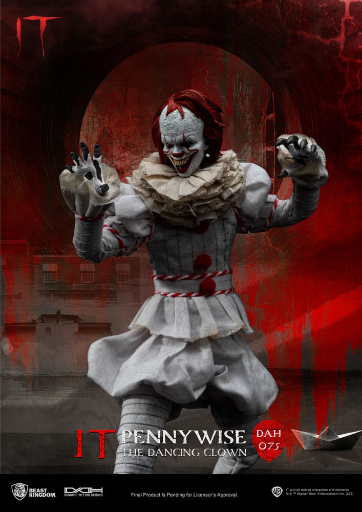 Stephen Kings It Dynamic 8ction Heroes Actionfigur 1/9 Pennywise 21 cm