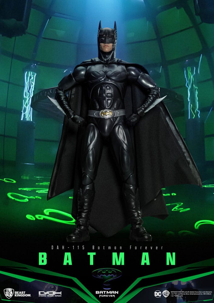 DC Comics Dynamic 8ction Heroes Action Figure 1/9 Batman (Batman Forever) 21 cm