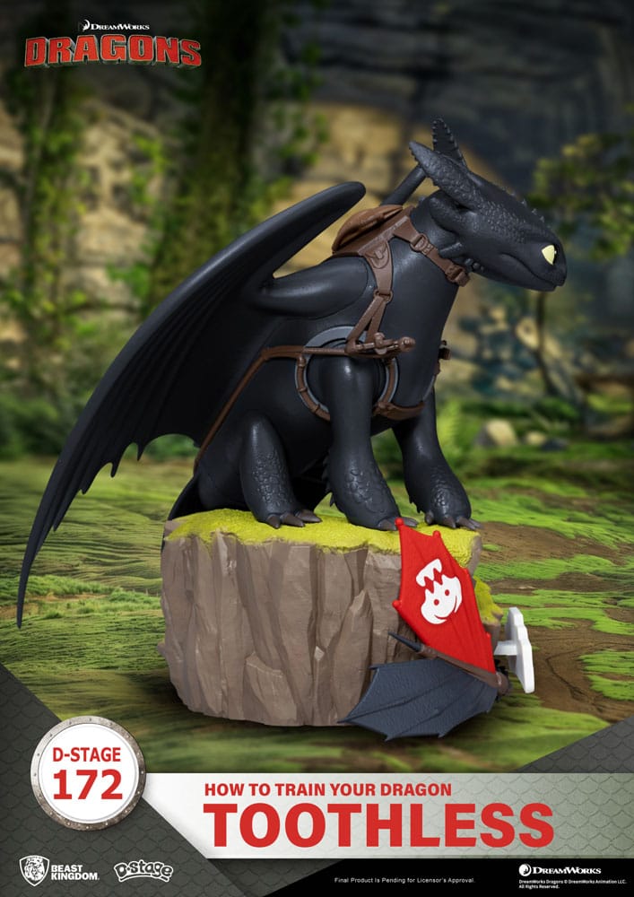 How To Train Your Dragon toothless Statue 14 cm