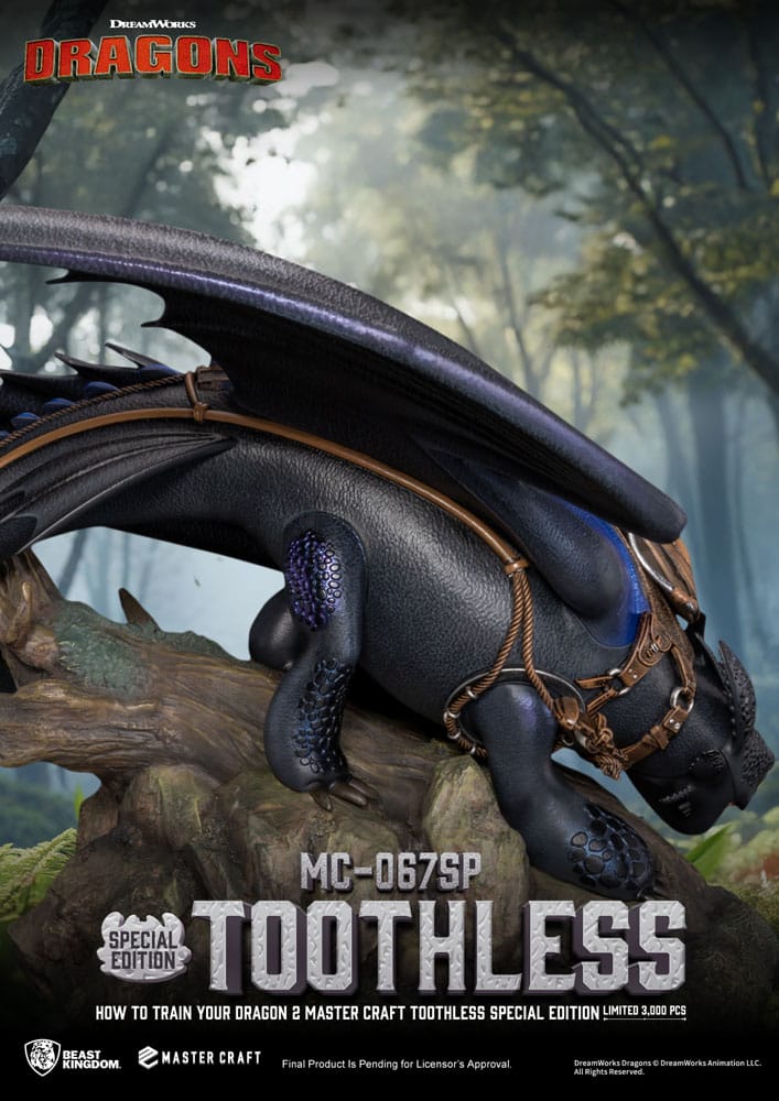 How To Train Your Dragon 2 Master Craft Statue Toothless 38 cm