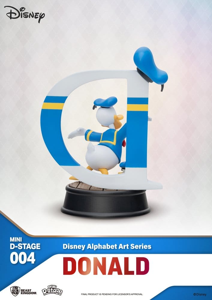 Disney Mini-Diorama-Bühnenstatuen im 6er-Pack „100 Years of Wonder“ – Disney-Alphabet-Kunst, 10 cm