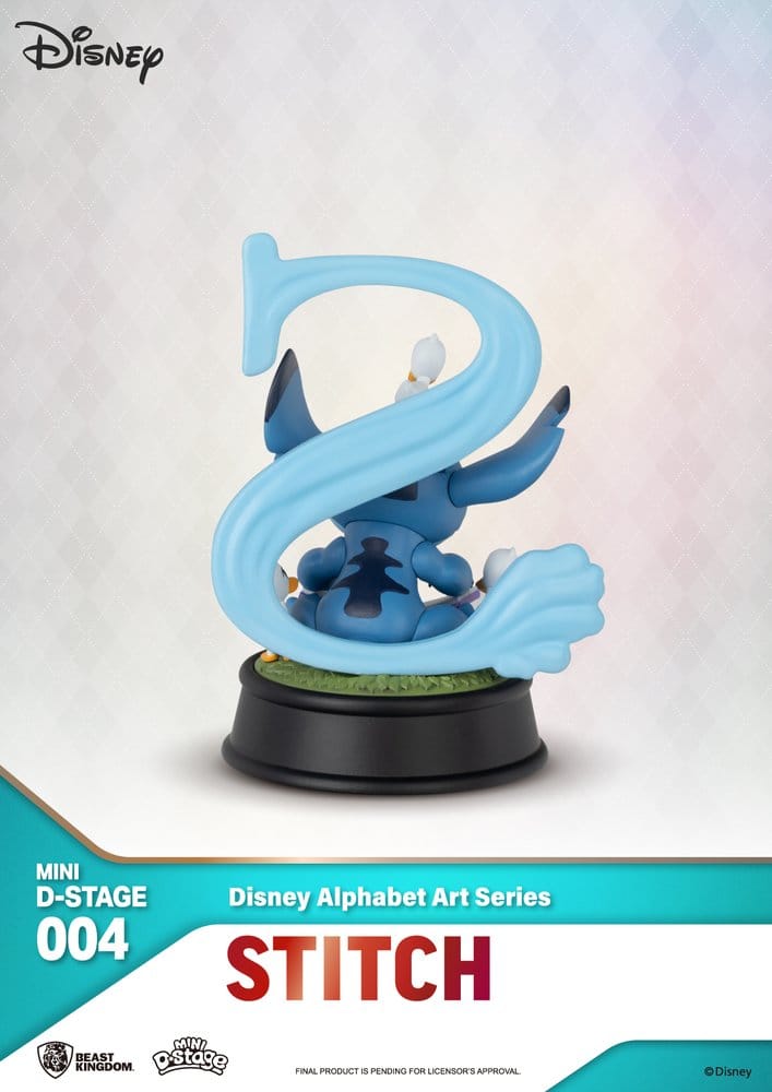 Disney Mini-Diorama-Bühnenstatuen im 6er-Pack „100 Years of Wonder“ – Disney-Alphabet-Kunst, 10 cm