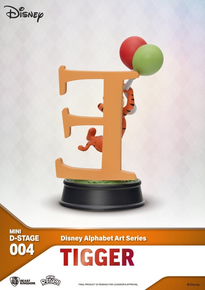 Disney Mini-Diorama-Bühnenstatuen im 6er-Pack „100 Years of Wonder“ – Disney-Alphabet-Kunst, 10 cm