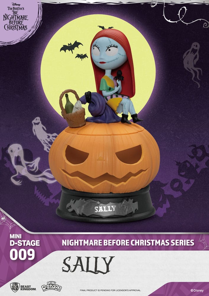 The Nightmare Before Christmas Mini Diorama Stage PVC Figure Sally 10 cm