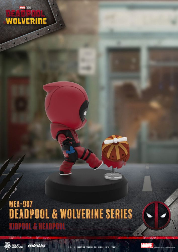 Deadpool 3 Deadpool & Wolverine Series Mini Egg Attack Figures Set 8 cm