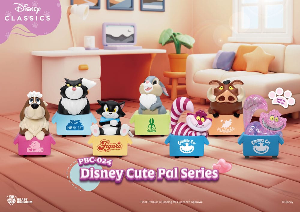 Disney Pull Back Cars Blind Box Cute Pal (6) 5 cm