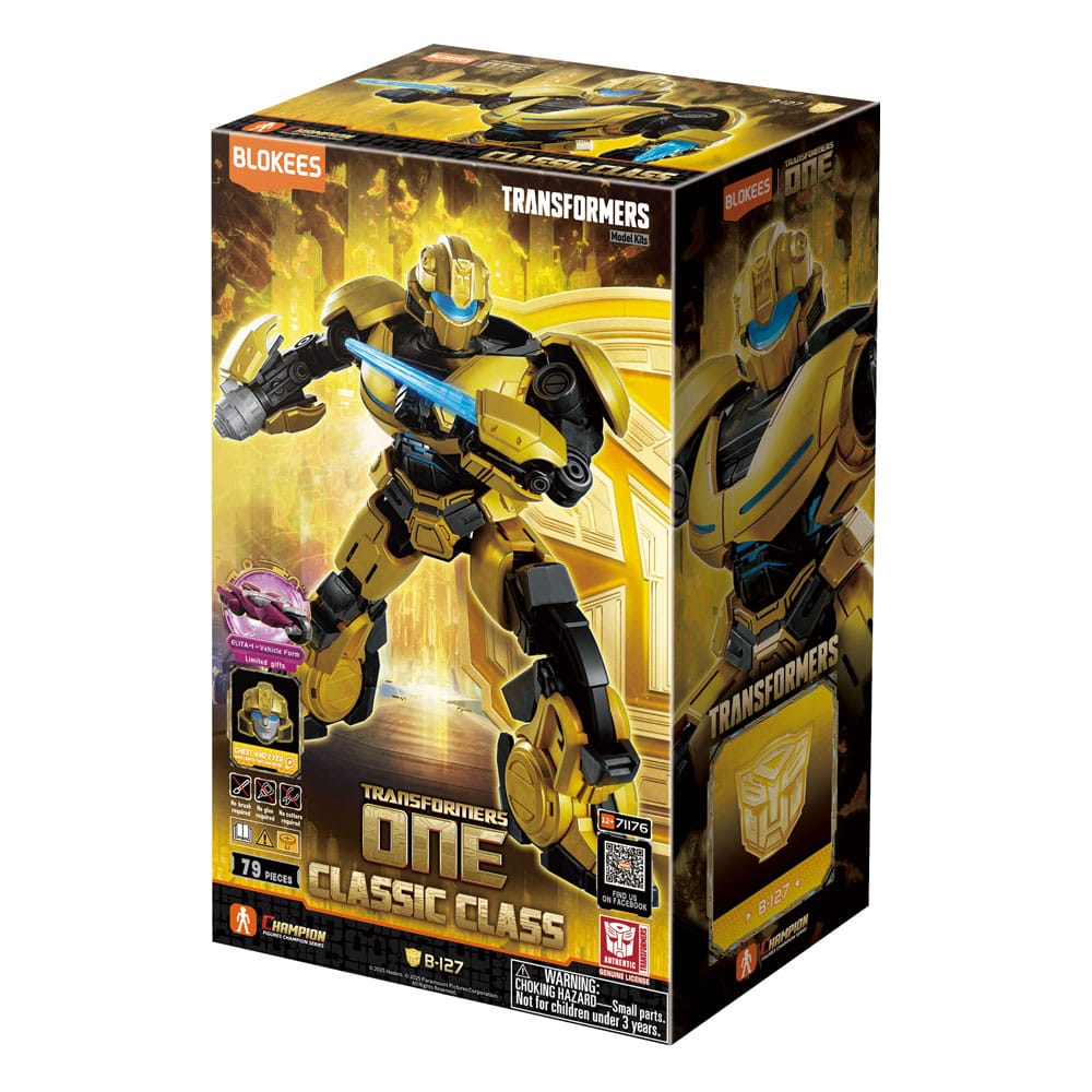Transformers X Blokees Plastic Model Kit Yearly Version 02 The Golden Lagoon Defence Assortment (6)