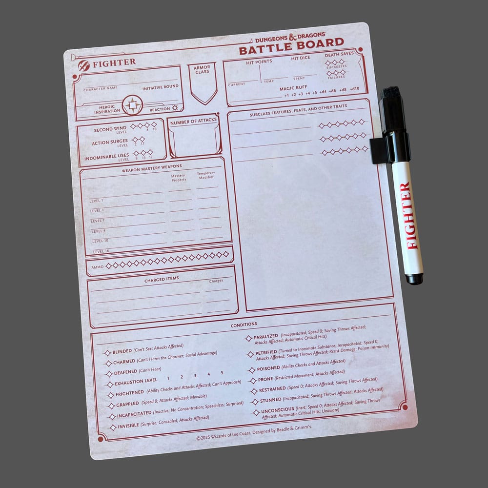 Dungeons & Dragons Battle Board Fighter