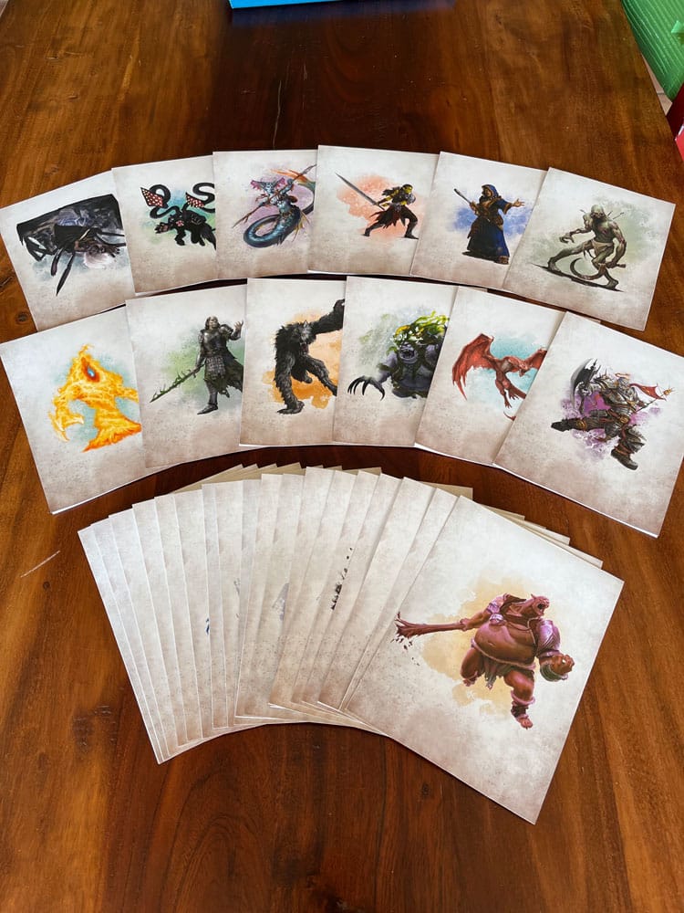Dungeons & Dragons RPG Encounter Cards Challenge Rating 0-6: Pack 1 *english*