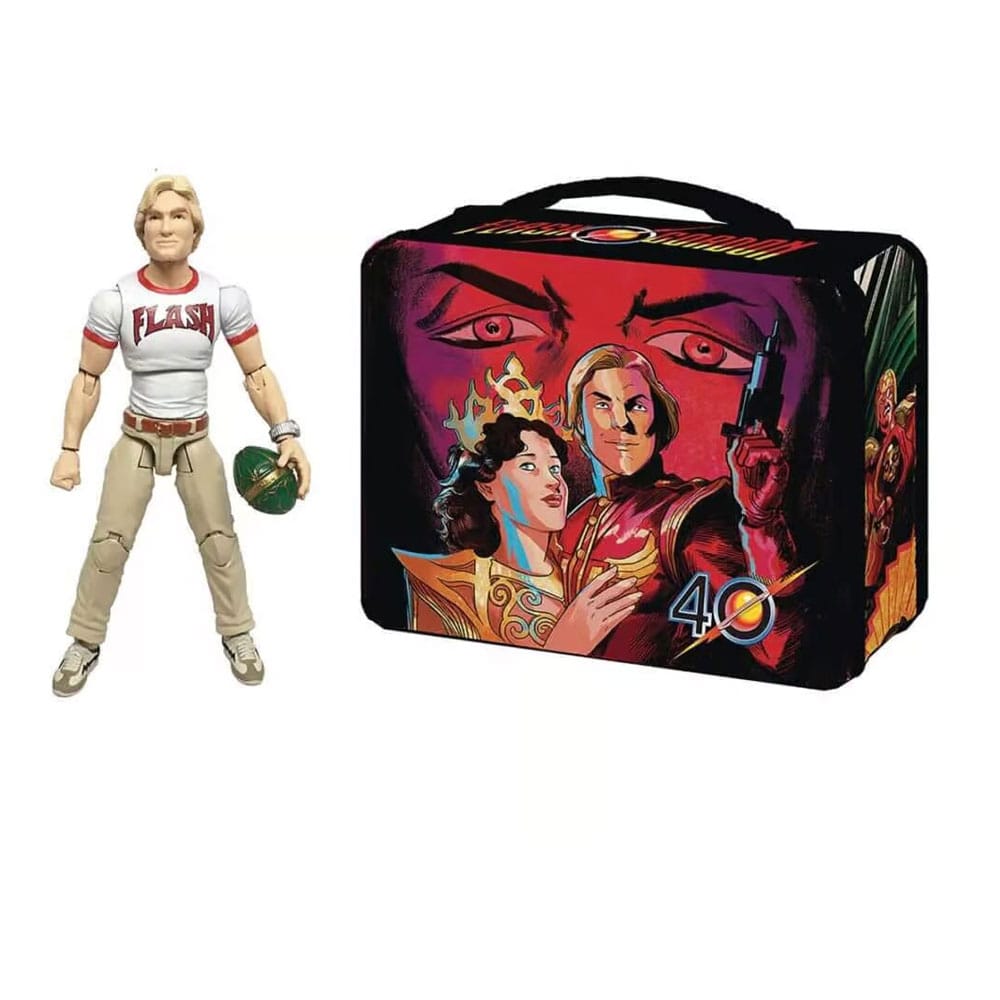 Flash Gordon Hero H.A.C.K.S. Action Figure Flash Gordon with Lunchbox  - Damaged packaging