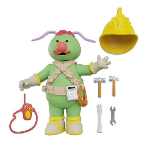 Fraggle Rock Action Figure Flange Doozer - Damaged packaging