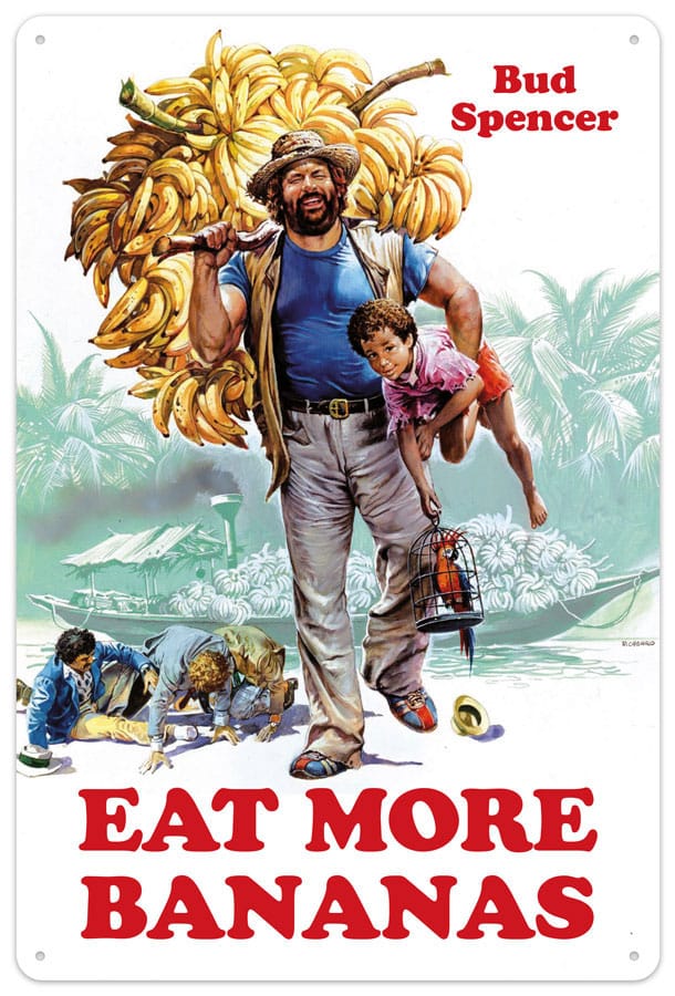 Bud Spencer Tin Sign Banana Joe 20 x 30 cm