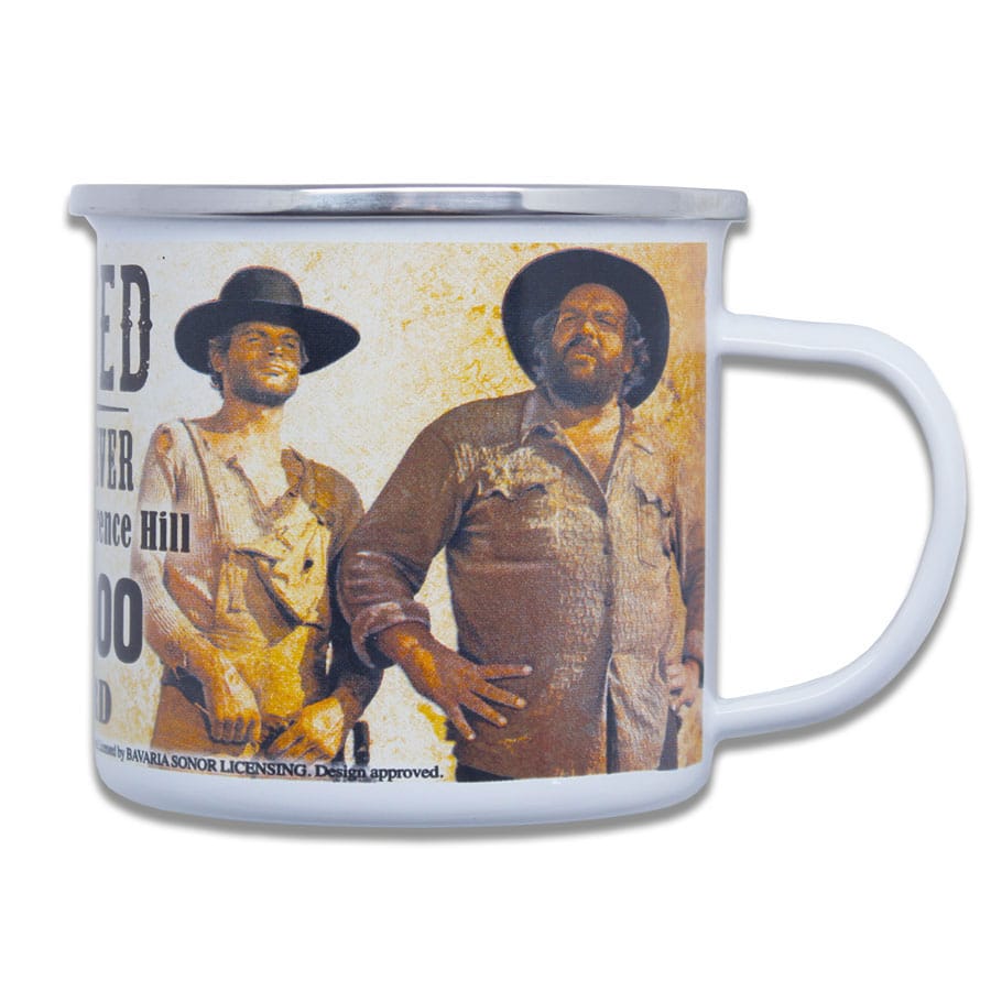 Bud Spencer & Terence Hill Enamel Mug Wanted