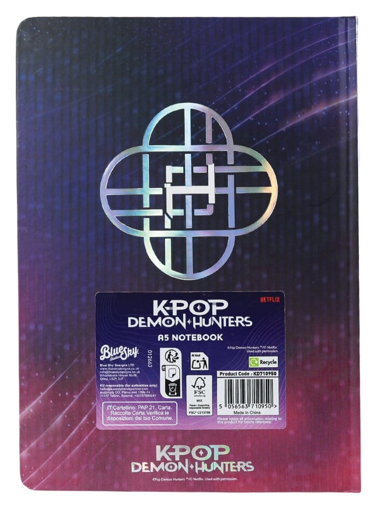 KPop Demon Hunters A5 Notebook Huntr/x