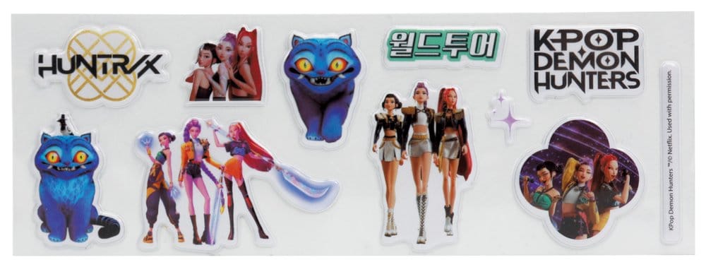 KPop Demon Hunters Stationery Set 10-Pack Huntr/x