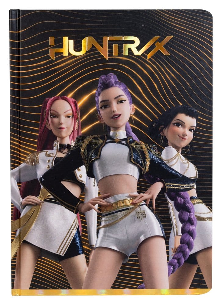 KPop Demon Hunters Notebook Gift Set Golden