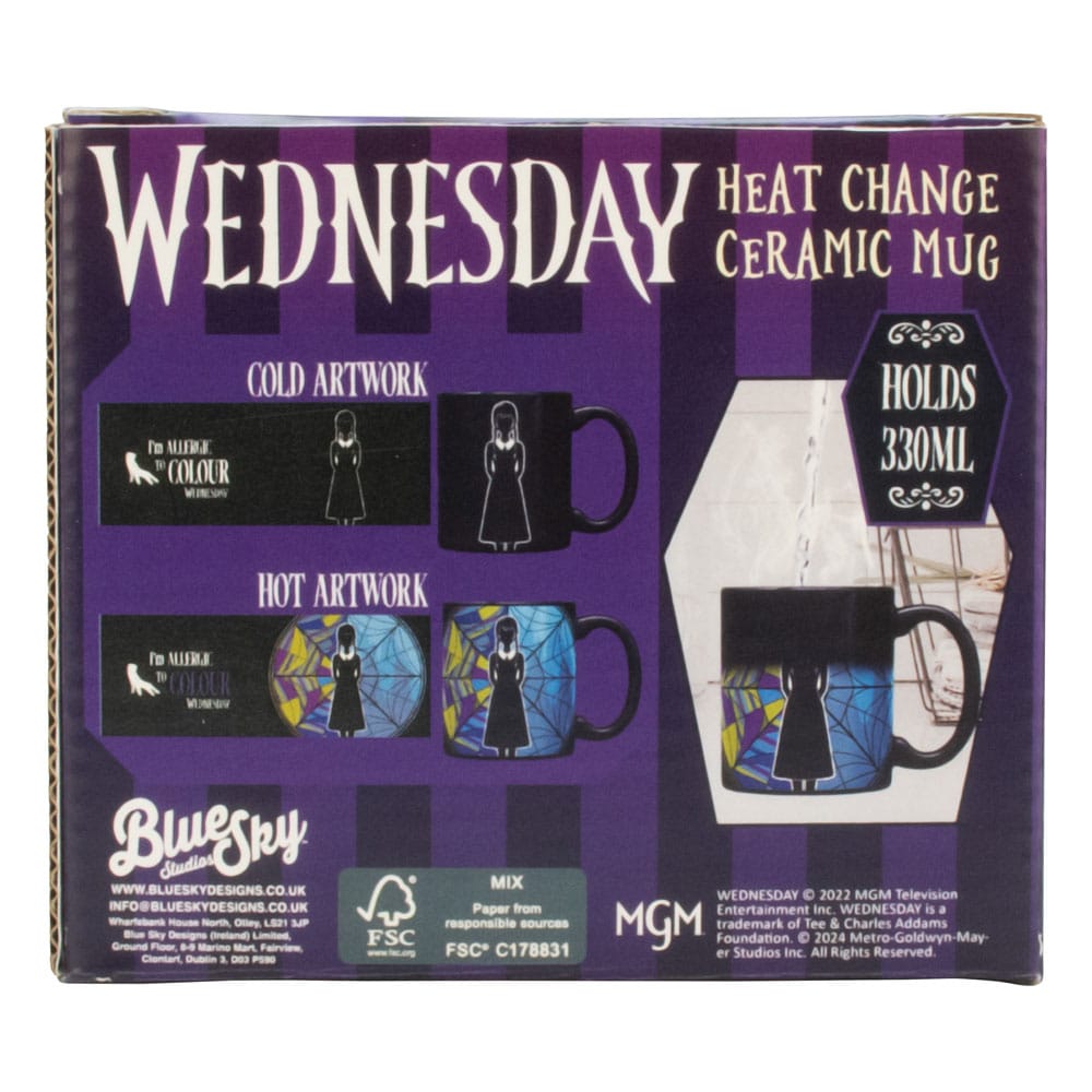 Wednesday Heat Change Mug Ophelia Window 330 ml