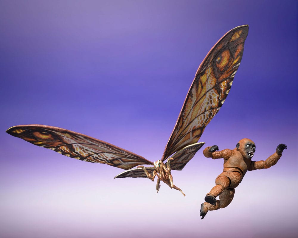 Godzilla x Kong: The New Empire S.H. Monster Arts Action Figures 2-Pack Suko & Mothra