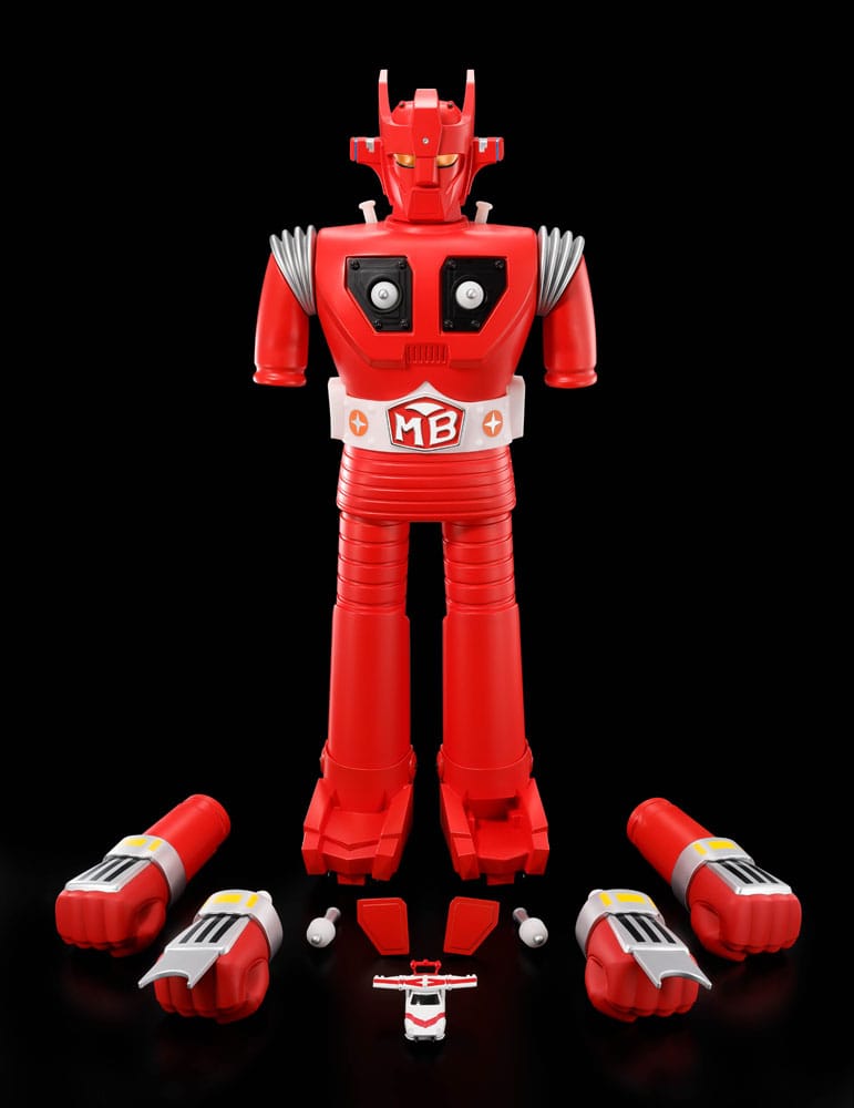 Super Robot Mach Baron Jumbo Machineder Action Figure Machbaron 60 cm