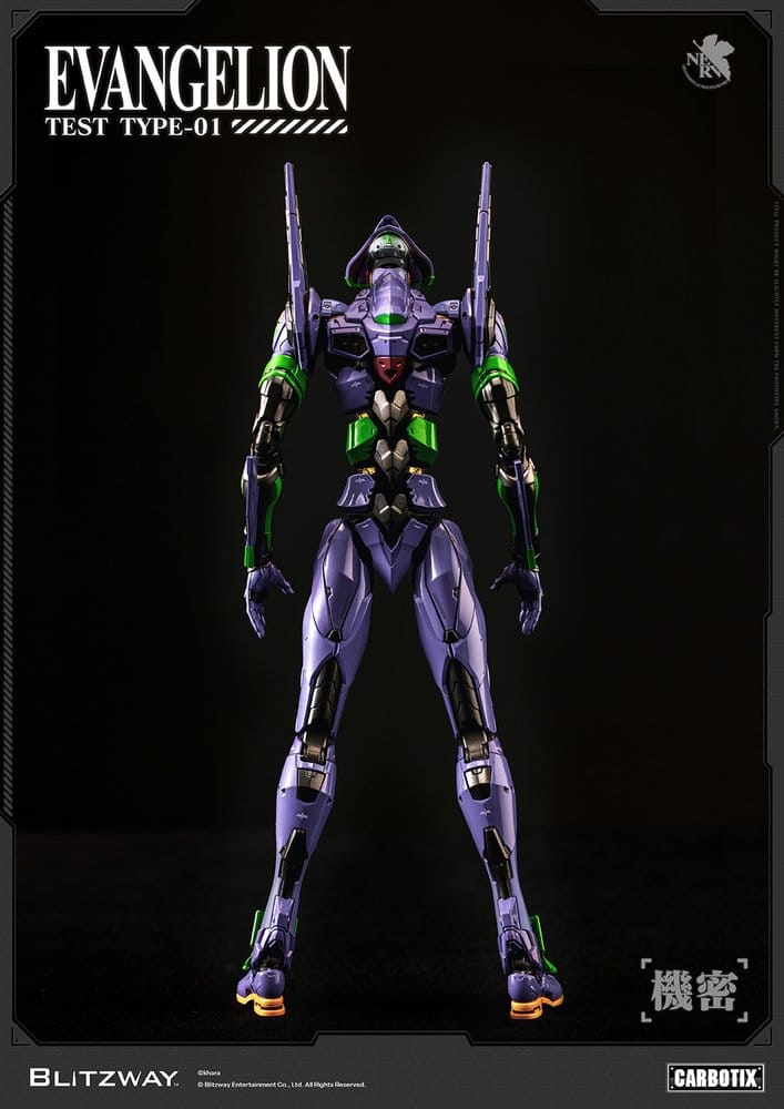Evangelion Carbotix Action Figure Evangelion Unit-01 Test Type (Standard Ver.) 33 cm