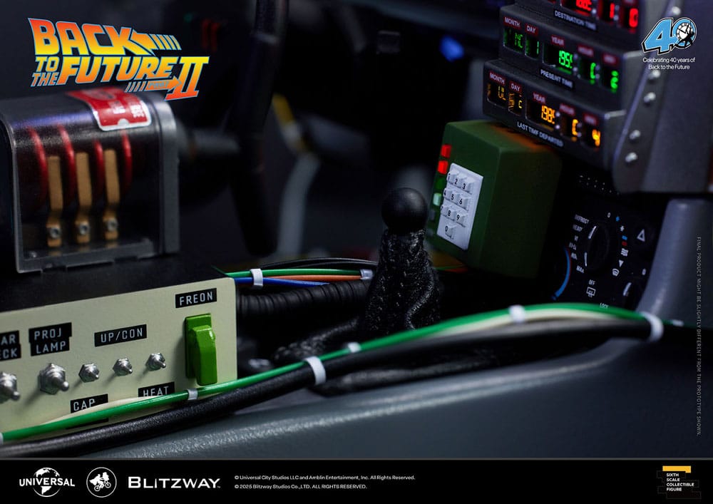 Back to the Future II Premium UMS vehicle 1/6 Time Machine 74 cm
