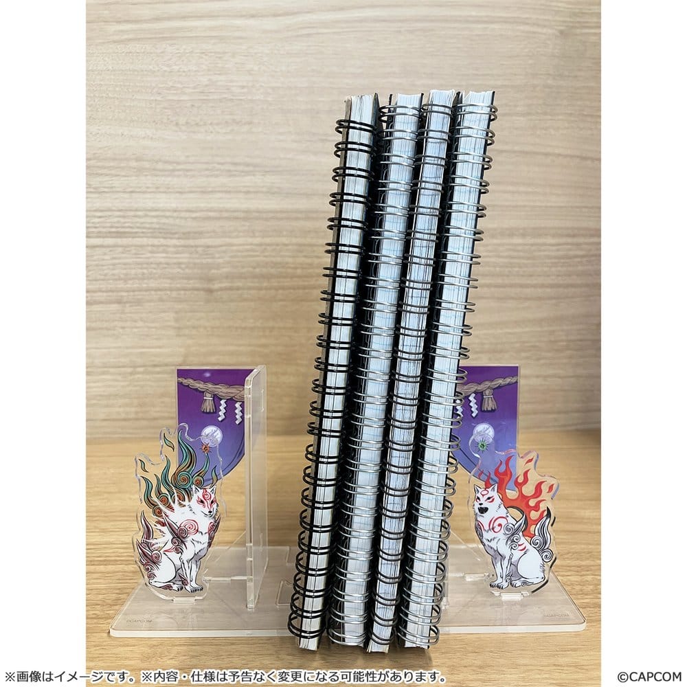 Okami 20th Anniversary Reprint Art Project Acrylic Bookends 14 cm