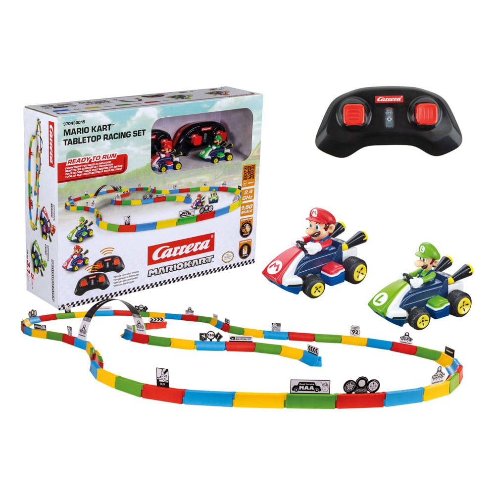 Super Mario Kart RC remote-controlled Car 1/43 2.4GHz Tabletop Racing Set Mario