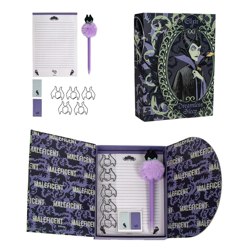 Disney Villains Stationery - Set 4 pieces