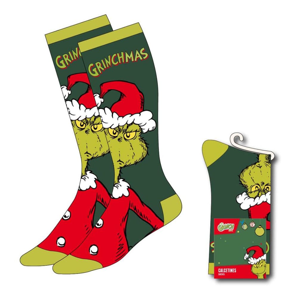 The Grinch Socks Grinchmas 38-45