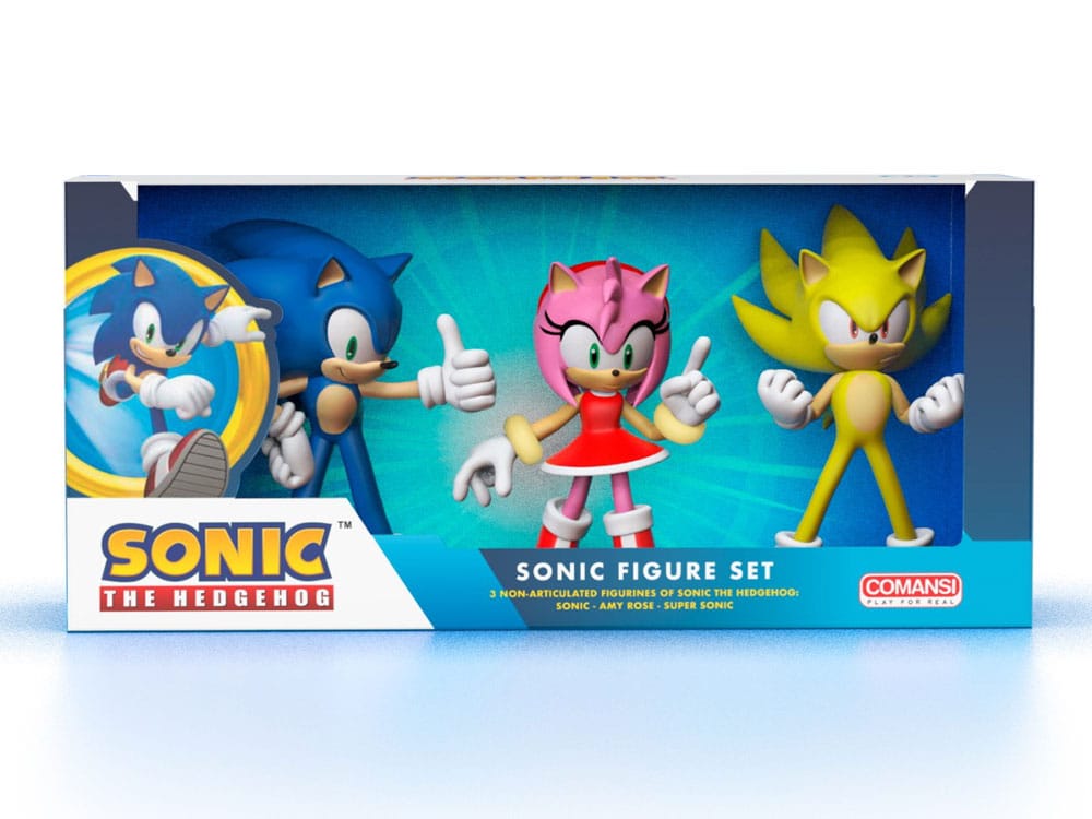Sonic the Hedgehog: Wave 2 - 3 Figurine Gift Box Set