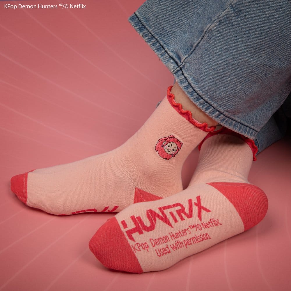 KPop Demon Hunters Socks Set of 3 HUNTR/X