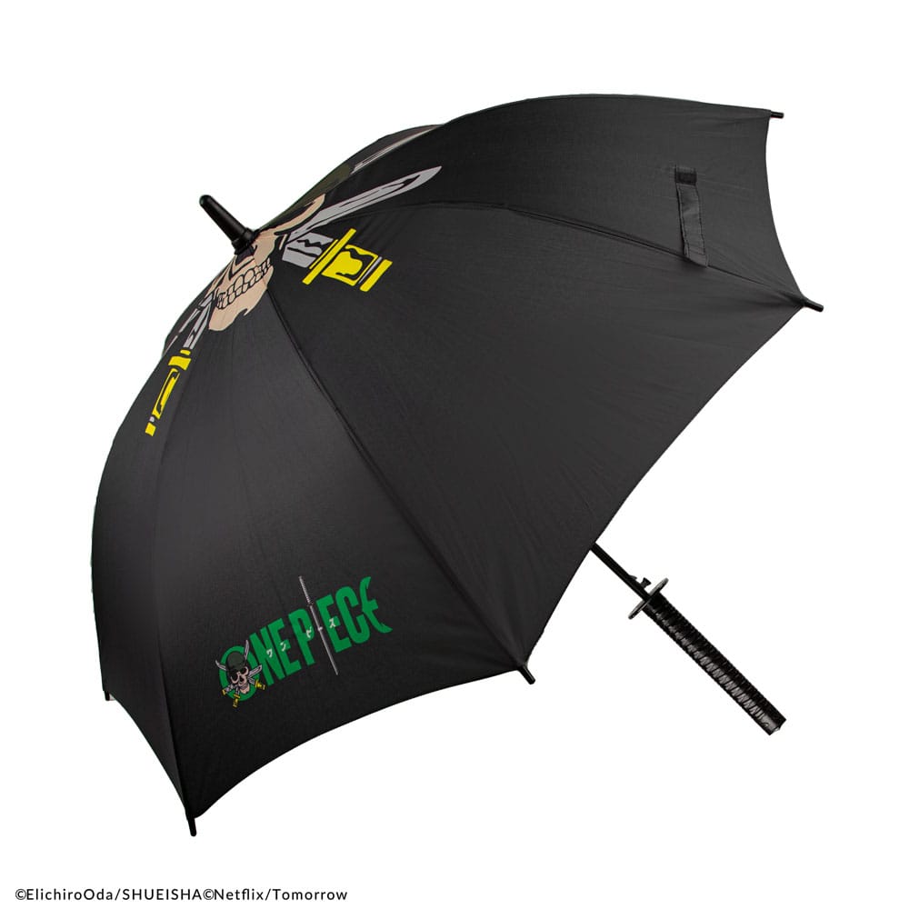 Einteiliger Regenschirm Zoro Schwarzes Schwert