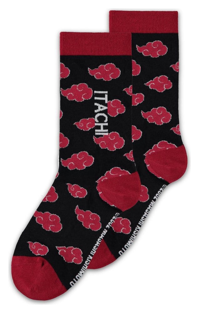 Naruto Socks Sasuke, Kakashi, Itachi 3-Pack 39-42