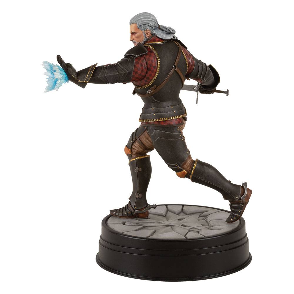 Witcher 3 Wild Hunt PVC-Statue Geralt Toussaint Turnierrüstung 20 cm