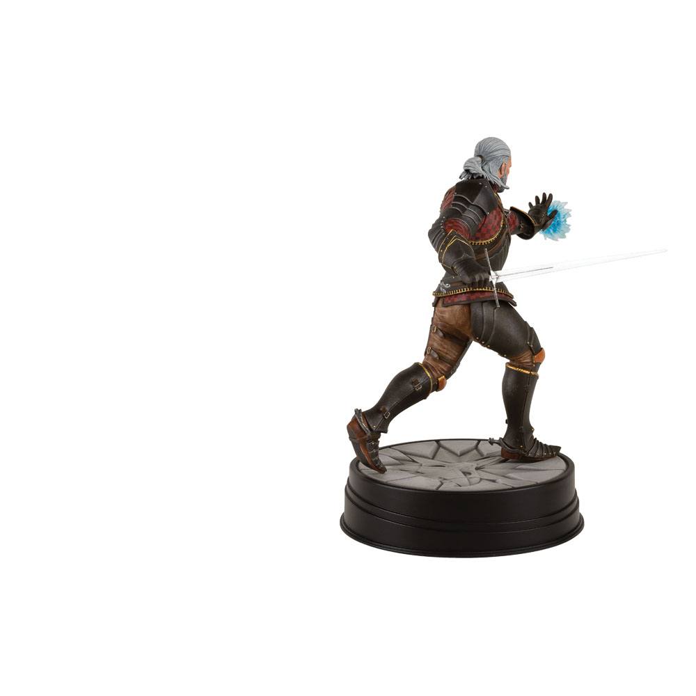 Witcher 3 Wild Hunt PVC-Statue Geralt Toussaint Turnierrüstung 20 cm