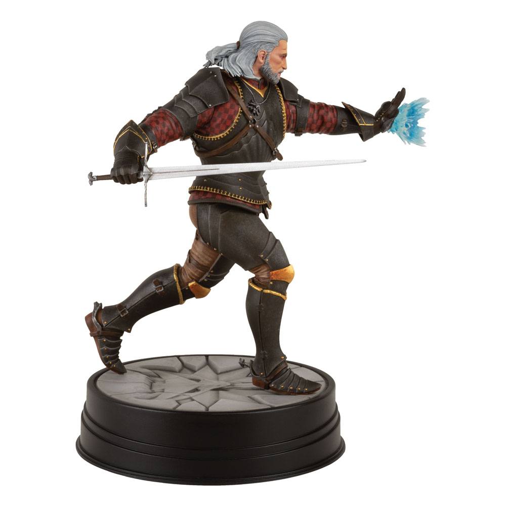 Witcher 3 Wild Hunt PVC-Statue Geralt Toussaint Turnierrüstung 20 cm