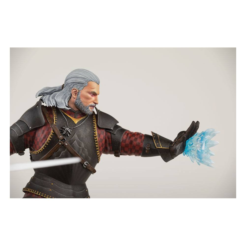 Witcher 3 Wild Hunt PVC-Statue Geralt Toussaint Turnierrüstung 20 cm
