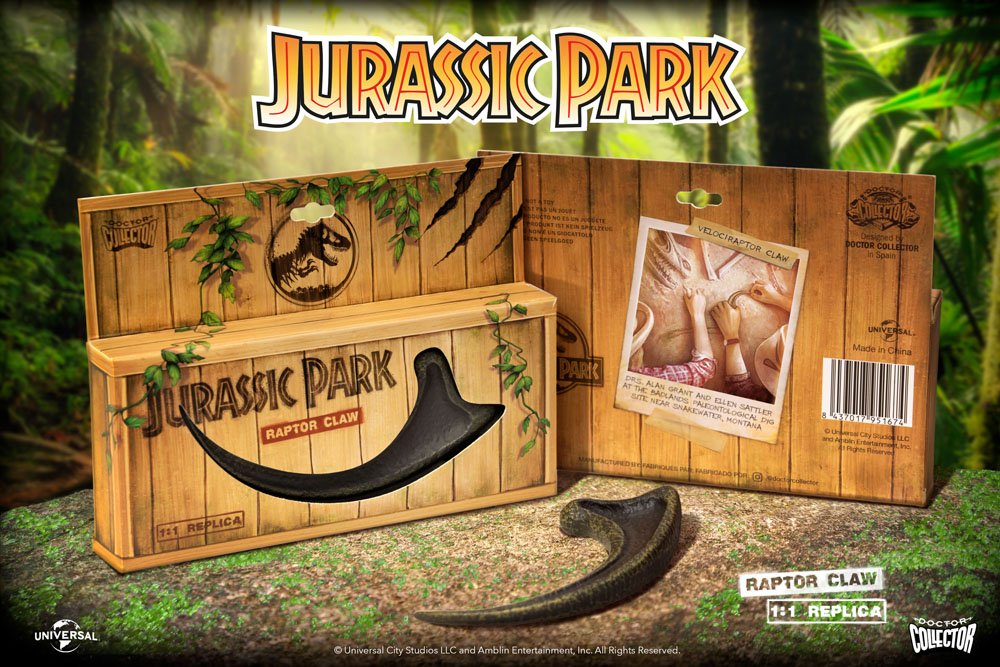 Jurassic Park Replik 1:1 Raptor-Klaue