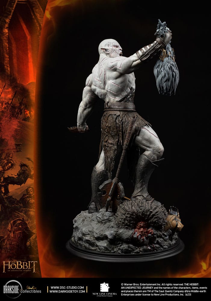 The Hobbit MS Series Statue 1/3 Azog The Defiler John Howe Signature Edition Edition 90 cm