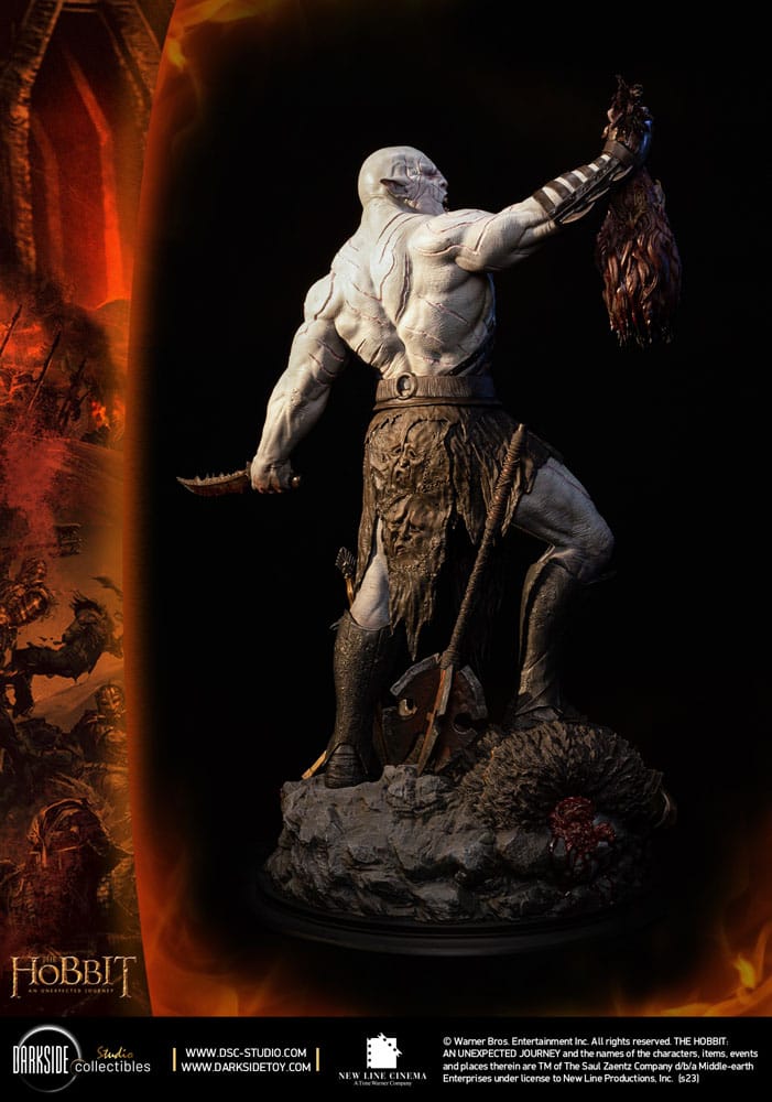 The Hobbit MS Series Statue 1/3 Azog The Defiler John Howe Signature Edition Edition 90 cm
