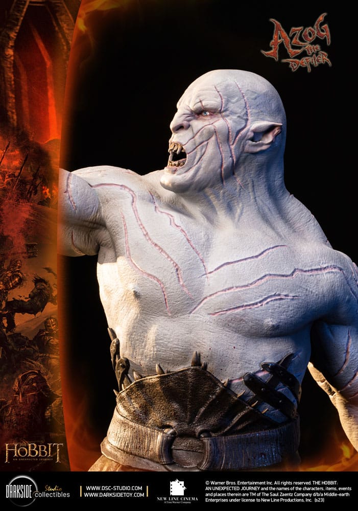 The Hobbit MS Series Statue 1/3 Azog The Defiler John Howe Signature Edition Edition 90 cm
