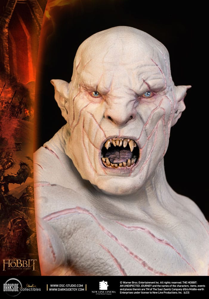 The Hobbit QS Series Statue 1/4 Azog The Defiler John Howe Signature Edition Edition 68 cm