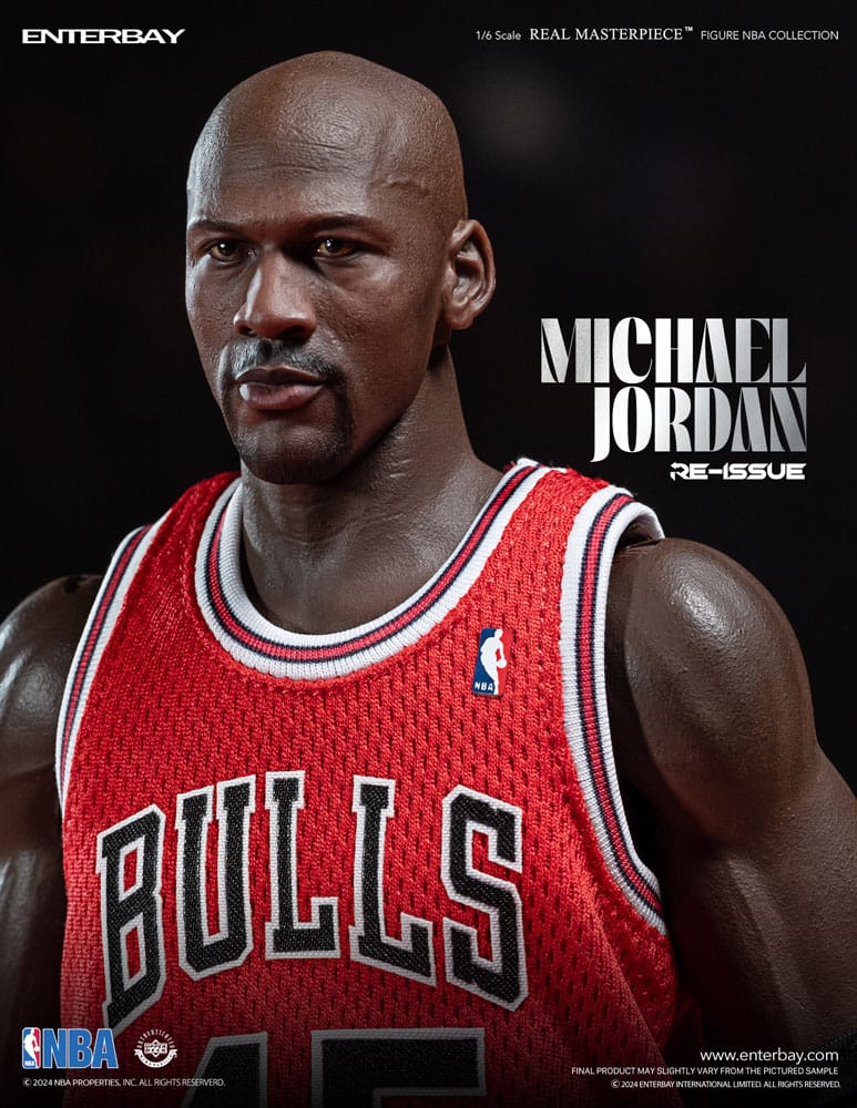 NBA Collection Real Masterpiece Action Figure 1/6 Michael Jordan I'm Back Edition Limited 30 cm