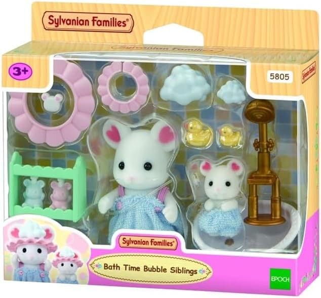 Sylvanian Families: Marshmallow Mouse Bath Fun Play Set