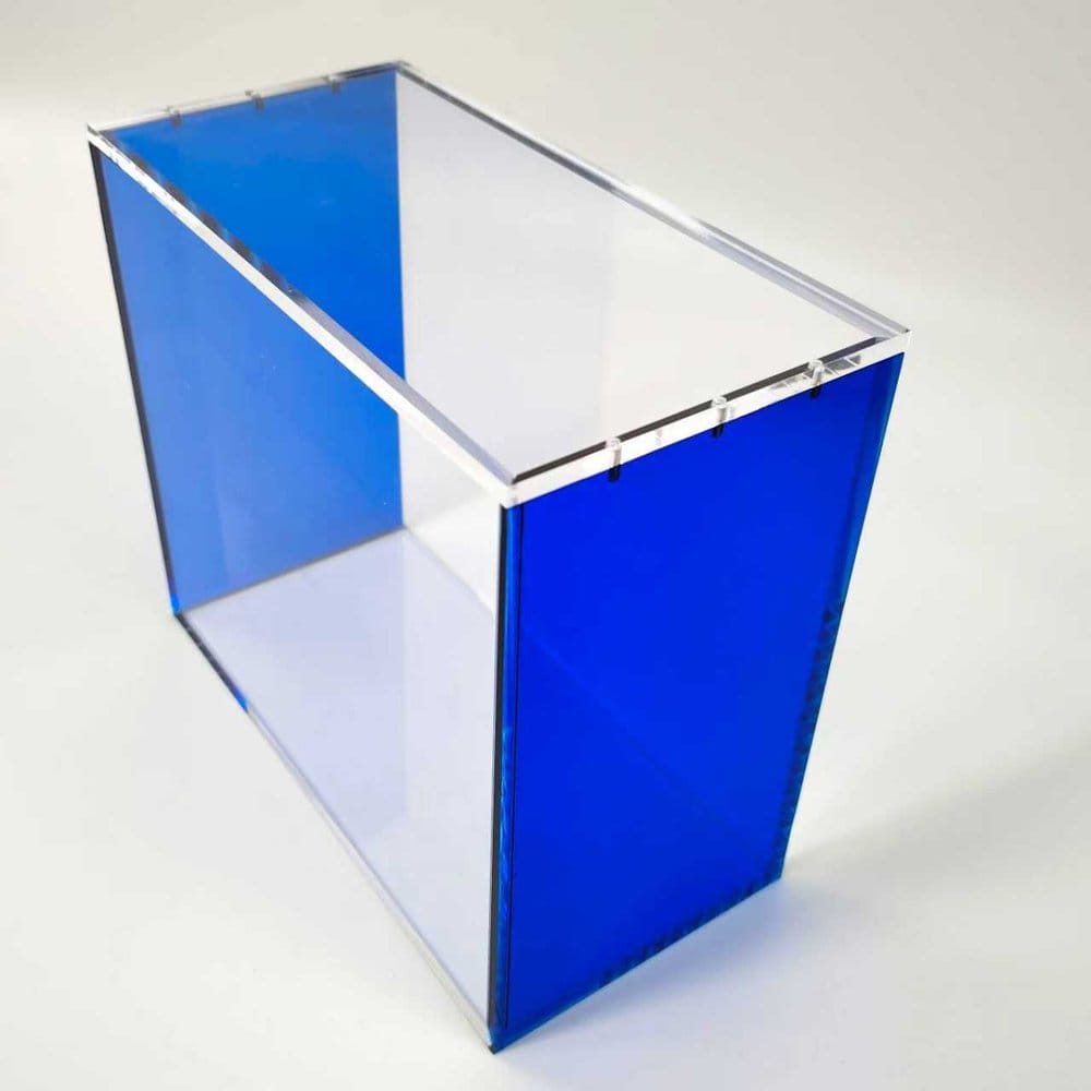 Evoretro Magnetic Acrylic Display Case for ETB with Colored Sides - Blue
